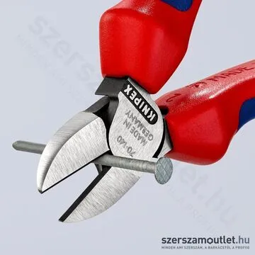KNIPEX Oldalcsípőfogó, 140mm (70 02 140)