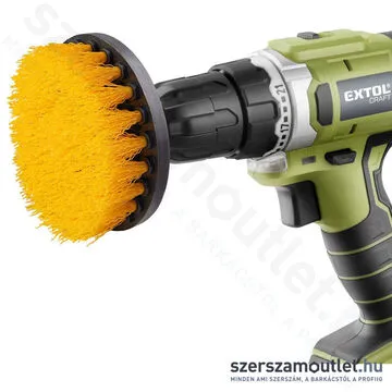 EXTOL Nylon csiszoló kefe készlet 4 részes