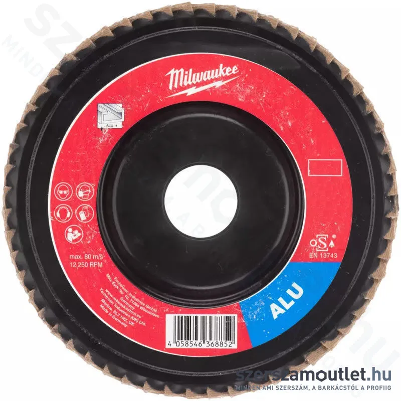 MILWAUKEE ALU SLC 50/115 Lamellás csiszolótárcsa alumíniumhoz 115mm G40