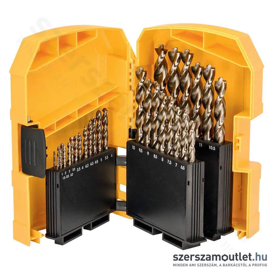 DEWALT Fém csigafúró készlet, 1-13mm 29db-os (DT4957-QZ)