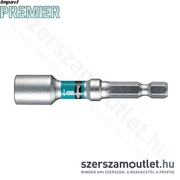 MAKITA impact PREMIER mágneses dugókulcs H8 65mm 1db (E-03464)
