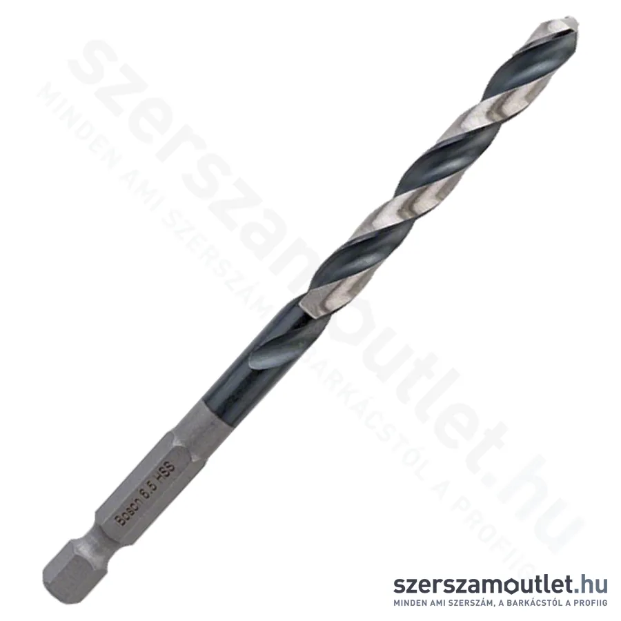 BOSCH Bitbefogású HSS csigafúró, Impact Control, 6,5x63x107mm (2 608 577 059)