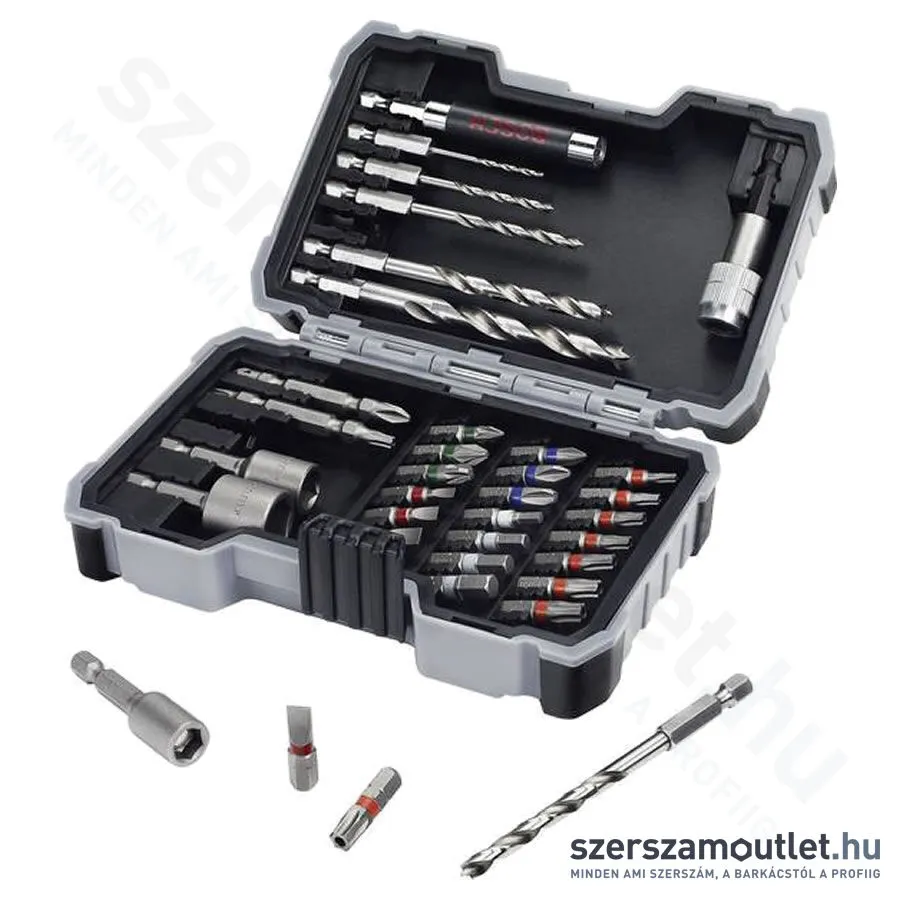 BOSCH PRO-Mix Fúrószárkészlet fához, 35 részes (2 607 017 566)