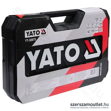YATO Dugókulcs készlet, 126 részes, 1/4-3/8-1/2