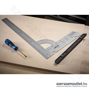 WOLFCRAFT Univerzális fém derékszögű vonalzó, 500mm (5206000)