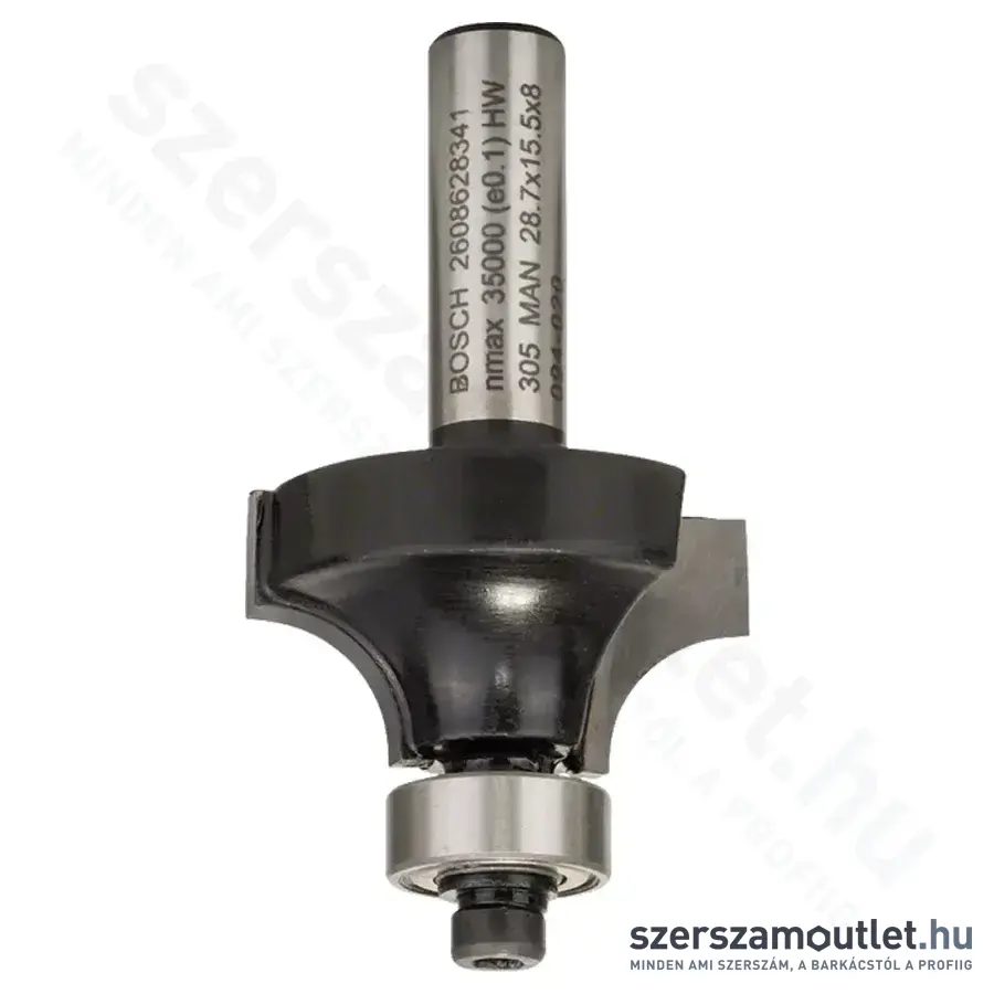 BOSCH Lekerekítő maró, Standard for Wood, 8x53mm (2 608 628 341)