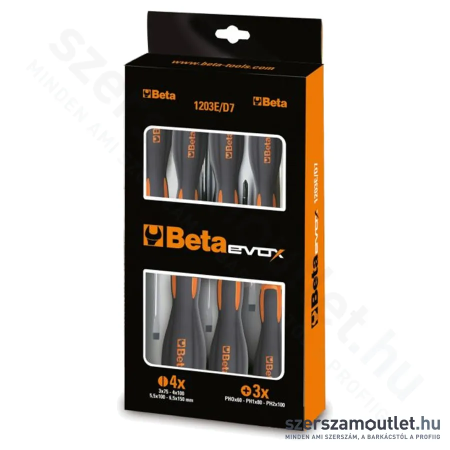 BETA 1203E/D8P Csavarhúzó készlet 8db-os (012031018)