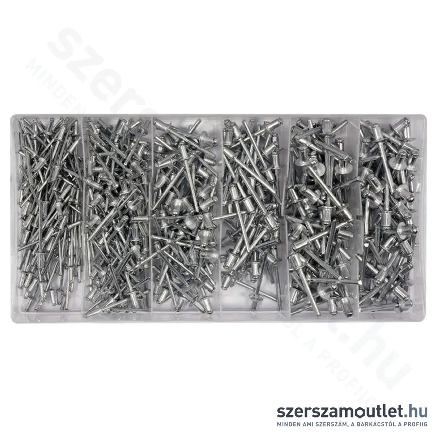 YATO Alumínium popszegecs készlet 2,4-4,8mm 400db-os (YT-36420)
