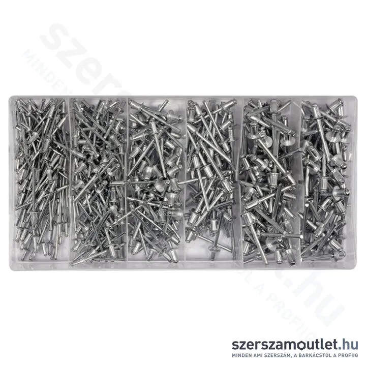 YATO Alumínium popszegecs készlet 2,4-4,8mm 400db-os (YT-36420)
