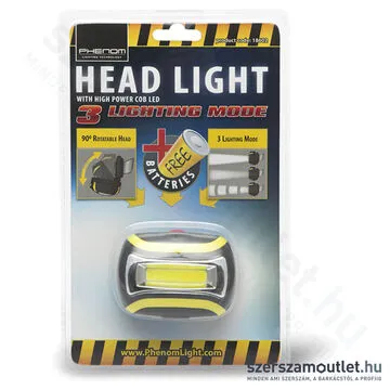 PHENOM COB LED-es fejlámpa 160lm