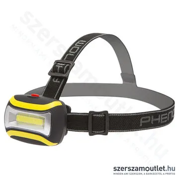 PHENOM COB LED-es fejlámpa, elemes (18602)