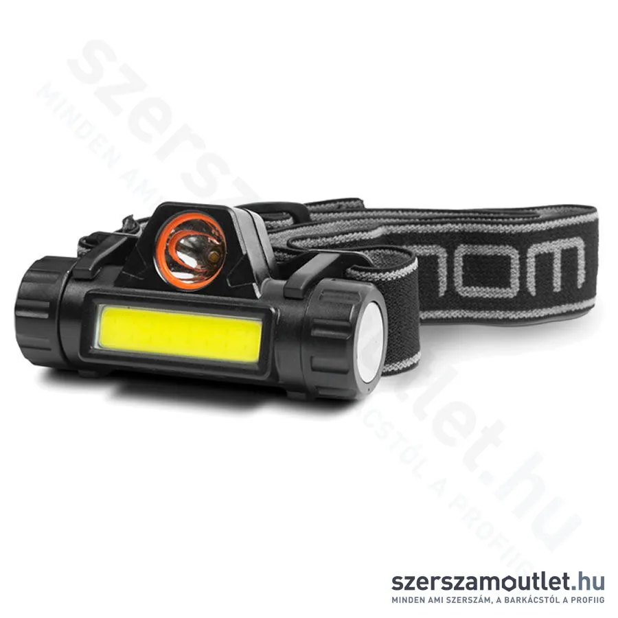 PHENOM COB+SMD LED Akkus fejlámpa