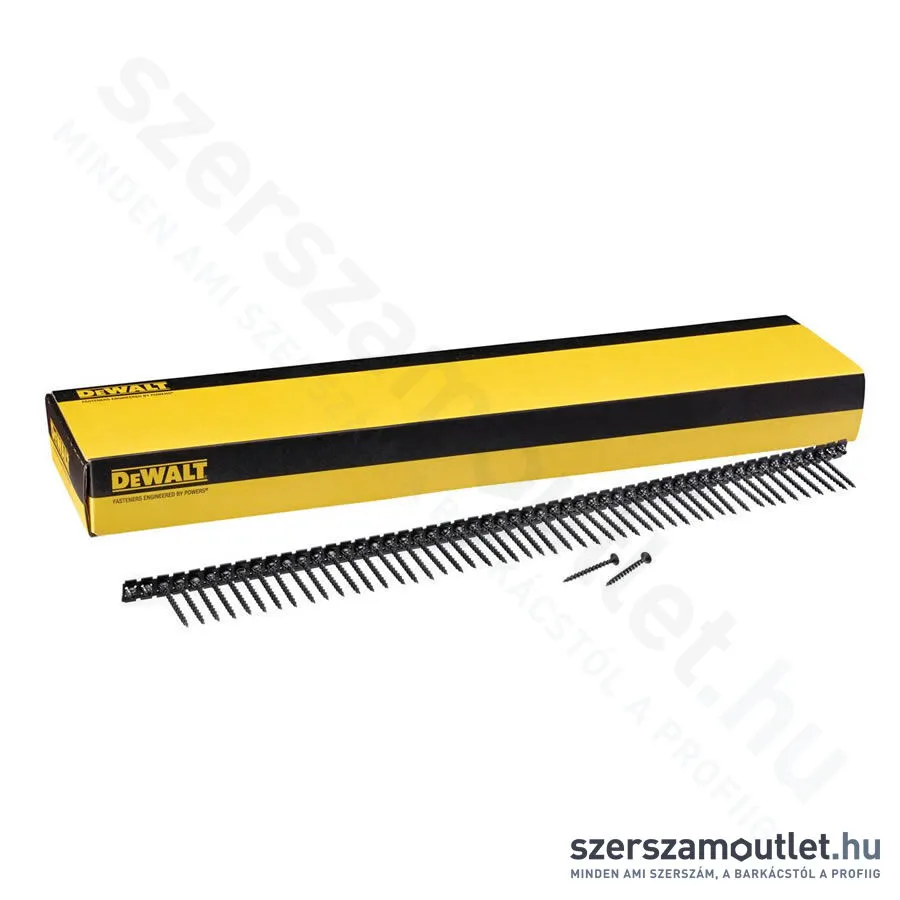 DEWALT szalagtáras gipszkarton csavar PH2 3,5x35mm fához, 1000 darab