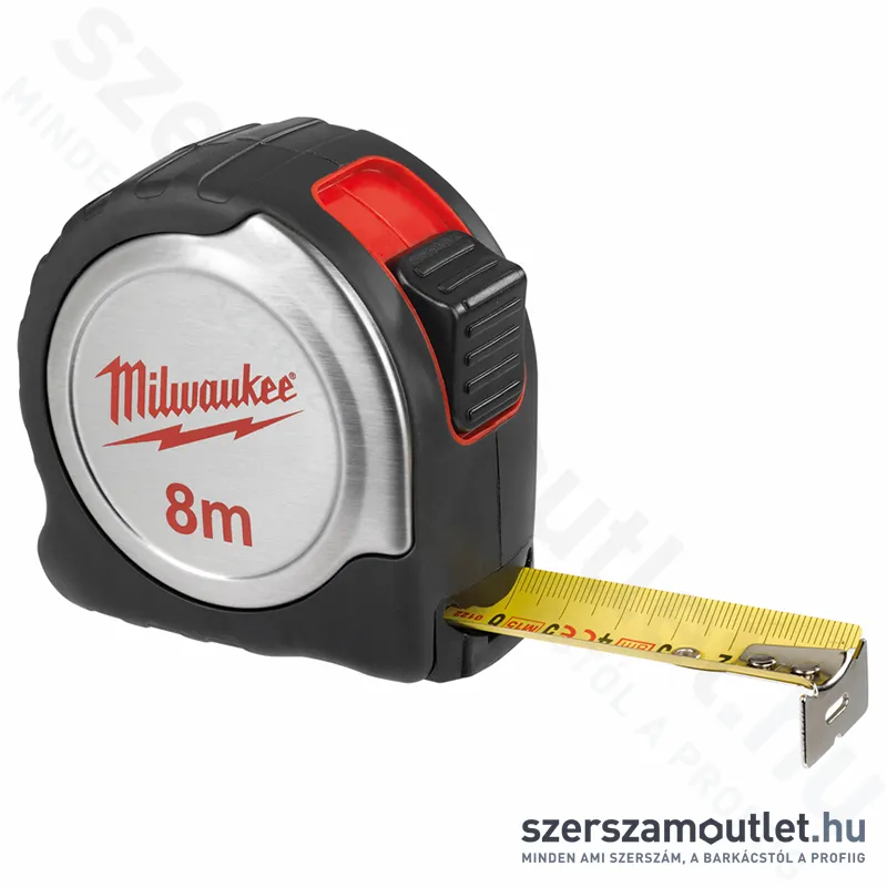 MILWAUKEE Fémházas mérőszalag 8m/25mm (4932451640)