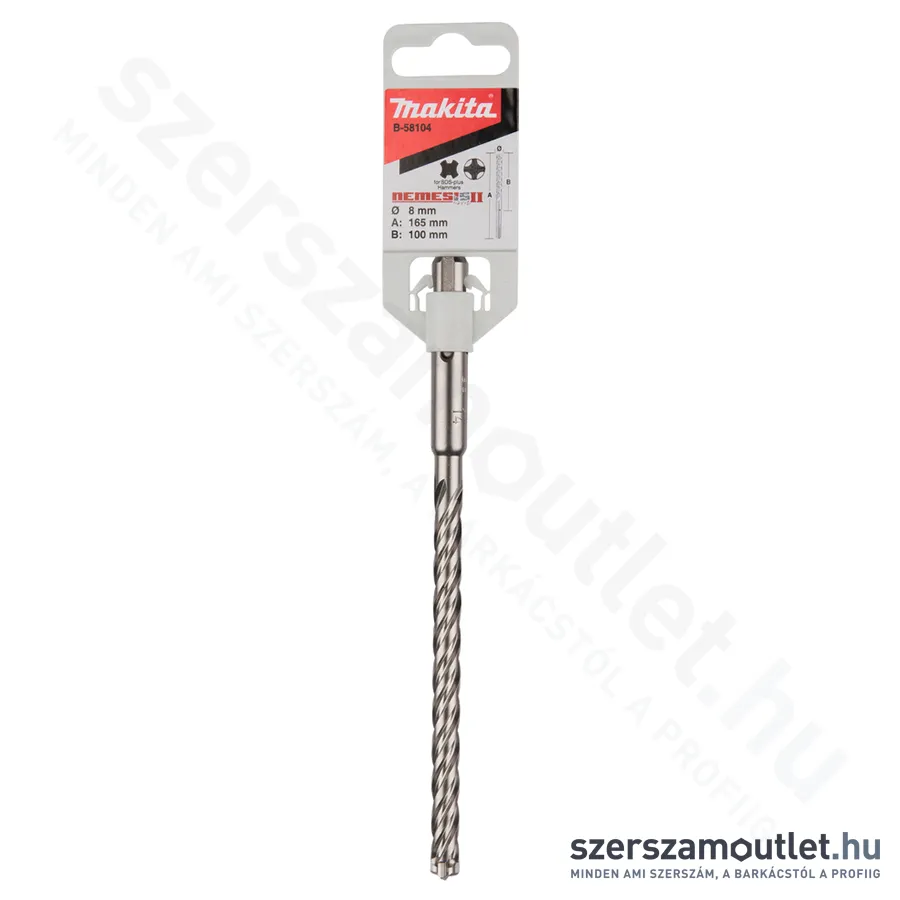 MAKITA SDS-Plus Nemesis Zentro Plus fúró 8x165/100mm (B-58104)