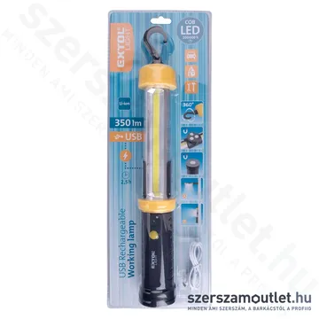 EXTOL Akkus LED munkalámpa 350lm