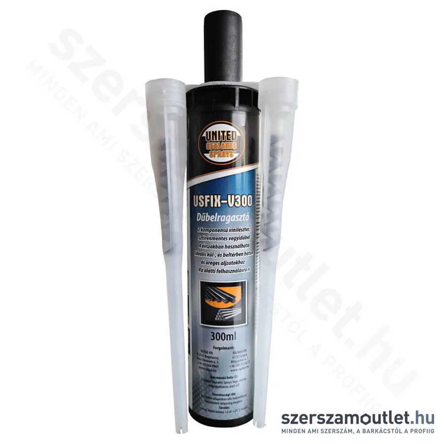 UNITED SEALANTS USFIX-V300 Vinilészteres dübelragasztó, 300ml, 4 évszakos (US3061)