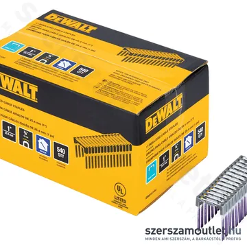 DEWALT Szigetelt tűzőkapocs 25x19mm (540db/doboz) (DRS18100-XJ)