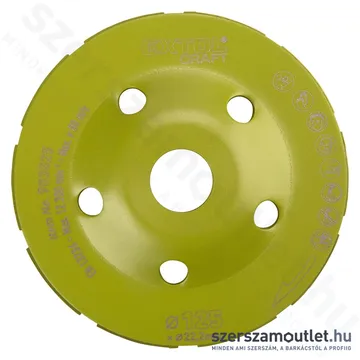 EXTOL Gyémántcsiszoló korong, kétsoros 125mm