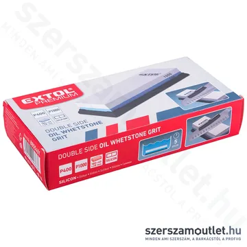 EXTOL Késélező, kétoldalas P400/P1000