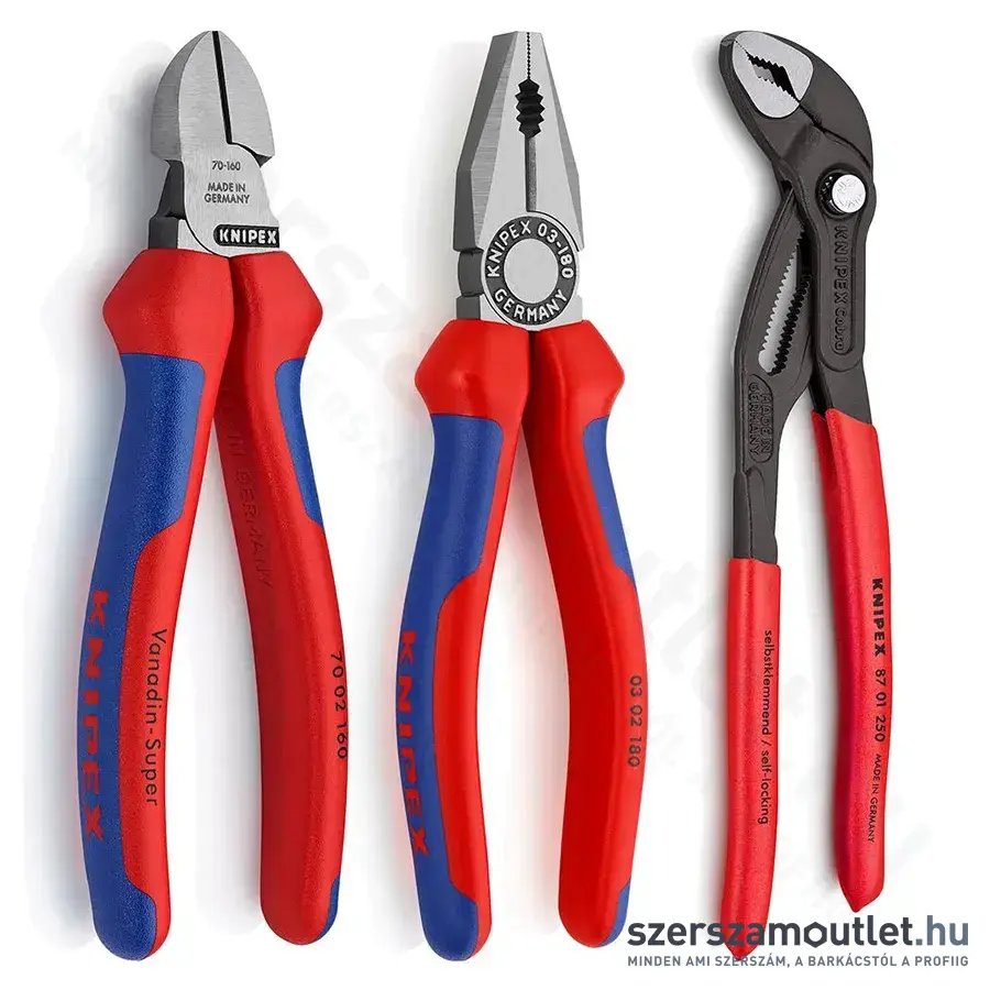 KNIPEX Fogó készlet 3db-os (00 20 09 V01)