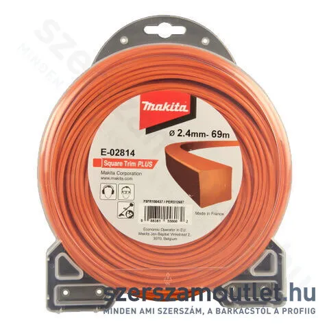 MAKITA Damil STP négyzet piros 2,4mm 69m (E-02814)