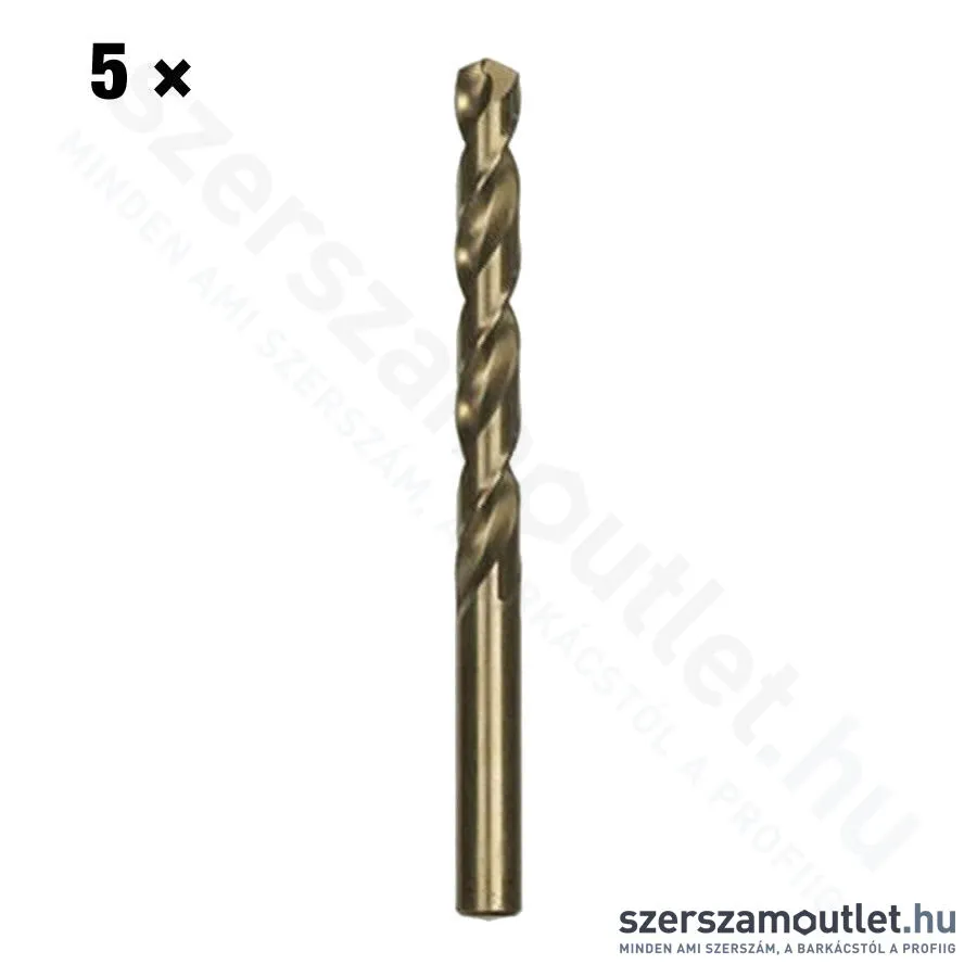 MAKITA HSS-Co5% fémfúró 9,5x125mm [5db/csomag]
