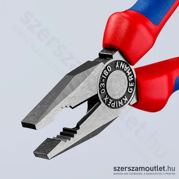 KNIPEX Kombinált fogó 180mm (03 02 180)