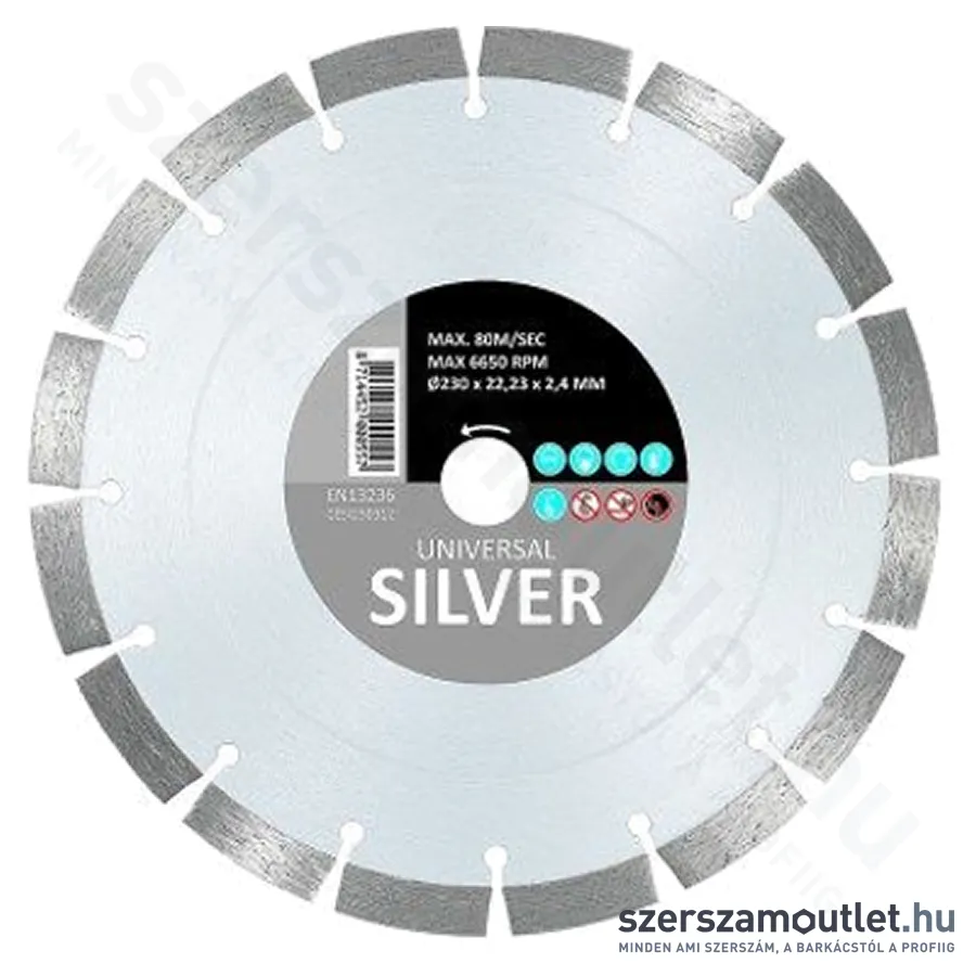 HIKOKI Carat univerzális gyémánttárcsa 230mm (CESI230312)