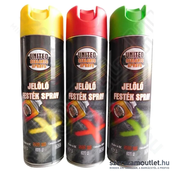 UNITED SEALANTS Jelölő festés spray (fehér) 500ml (US5263)