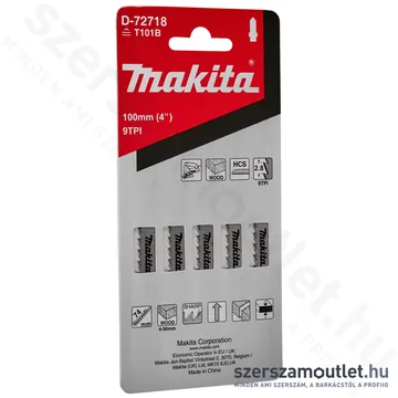 MAKITA Szúrófűrészlap fához 100mm/9TPI (5db) (D-72718)