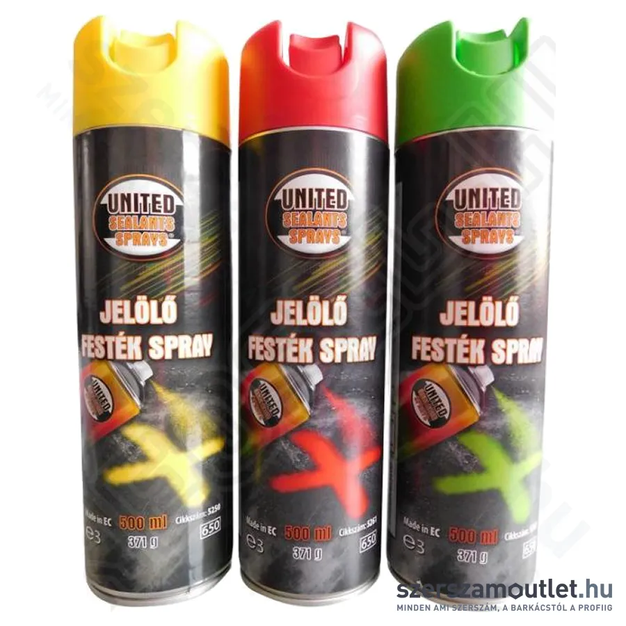 UNITED SEALANTS Jelölő festés spray (narancs) 500ml (US5264)