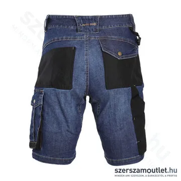 LAHTI PRO Munkavédelmi rövidnadrág farmer [Kék/fekete] (L40707)