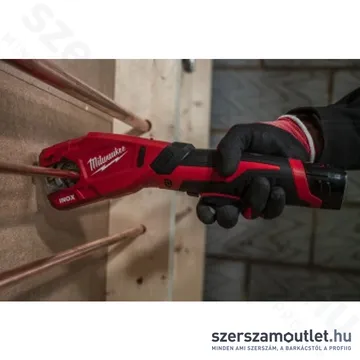 MILWAUKEE M12 PCSS-202C Akkus csővágó INOX, kofferben (2x2,0Ah/12V) (4933479242)