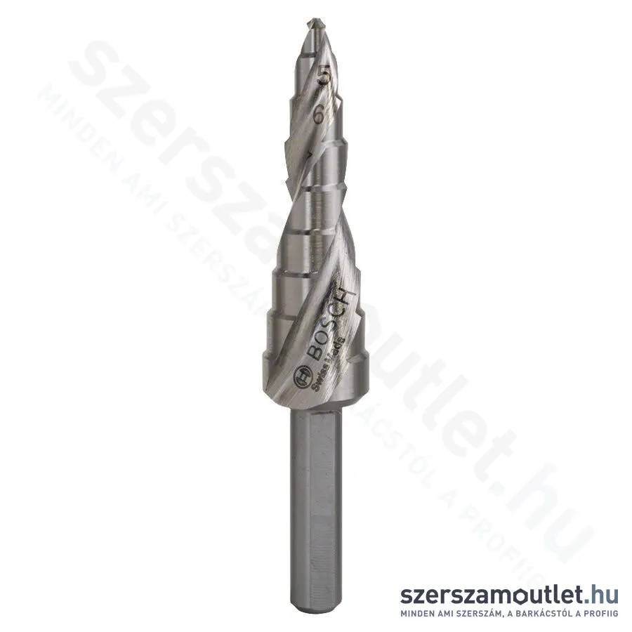 BOSCH HSS lépcsős fúró 4-12mm, 9 lépcsős