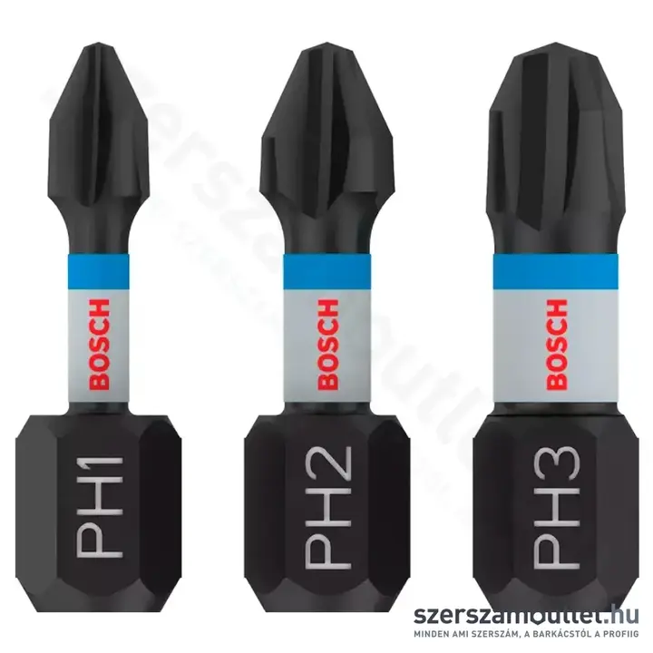 BOSCH Impact Control PH csavarbitek 25mm (3db)
