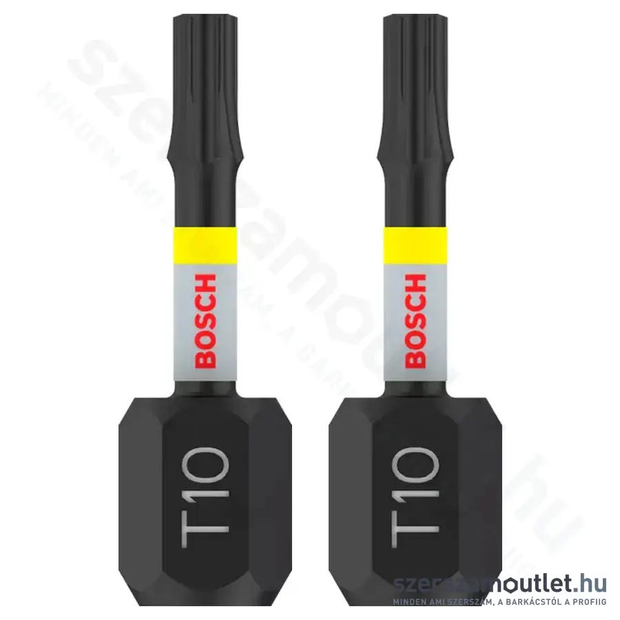 BOSCH Impact Control T10 csavarbitek 25mm(2 db/csomag)