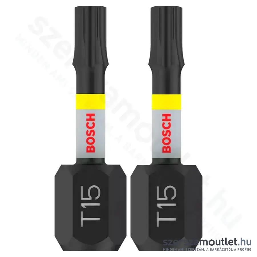 BOSCH Impact Control T15 csavarbitek 25mm(2 db/csomag)