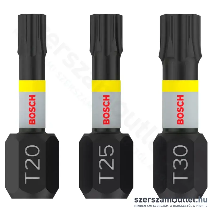 BOSCH Impact Control T csavarbitek 25mm (3db)