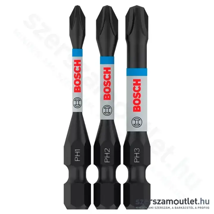 BOSCH Impact Control PH csavarbitek 30mm 3 részes készlet