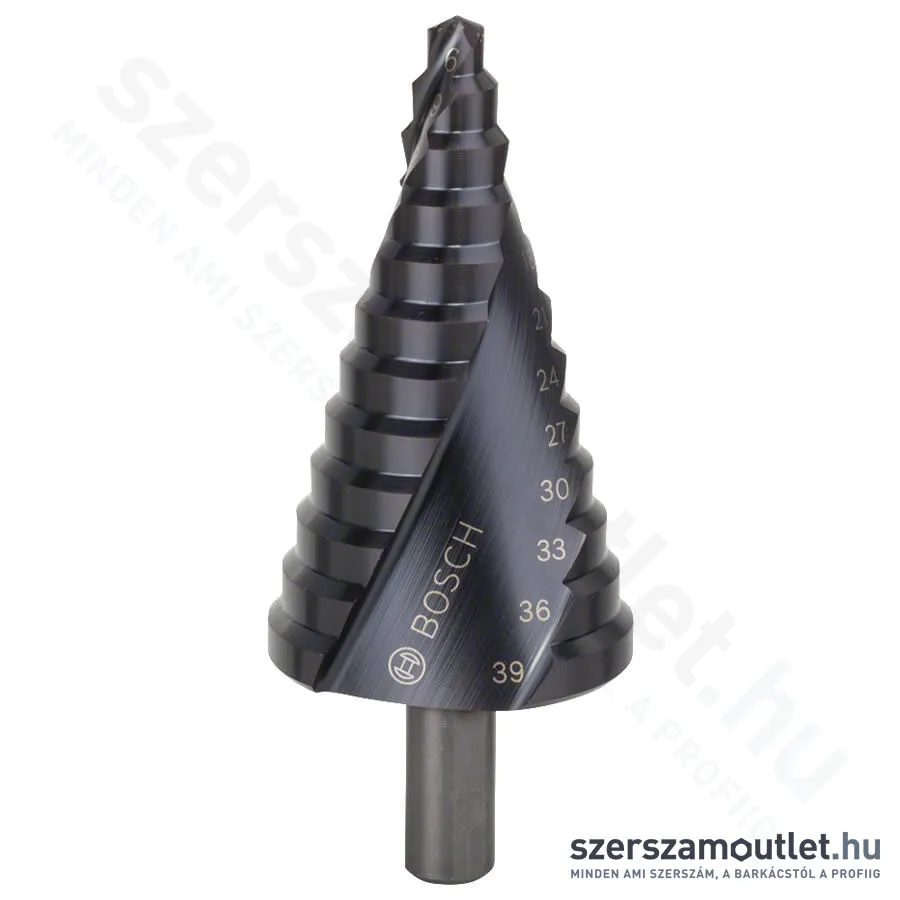BOSCH HSS-AlTiN lépcsős fúró 6-39mm, 12 lépcsős