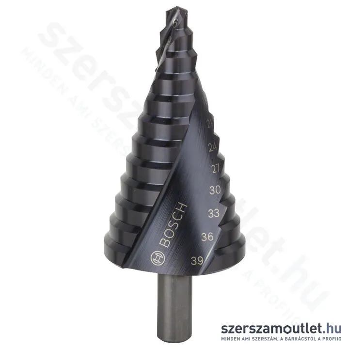 BOSCH HSS-AlTiN lépcsős fúró 6-39mm, 12 lépcsős