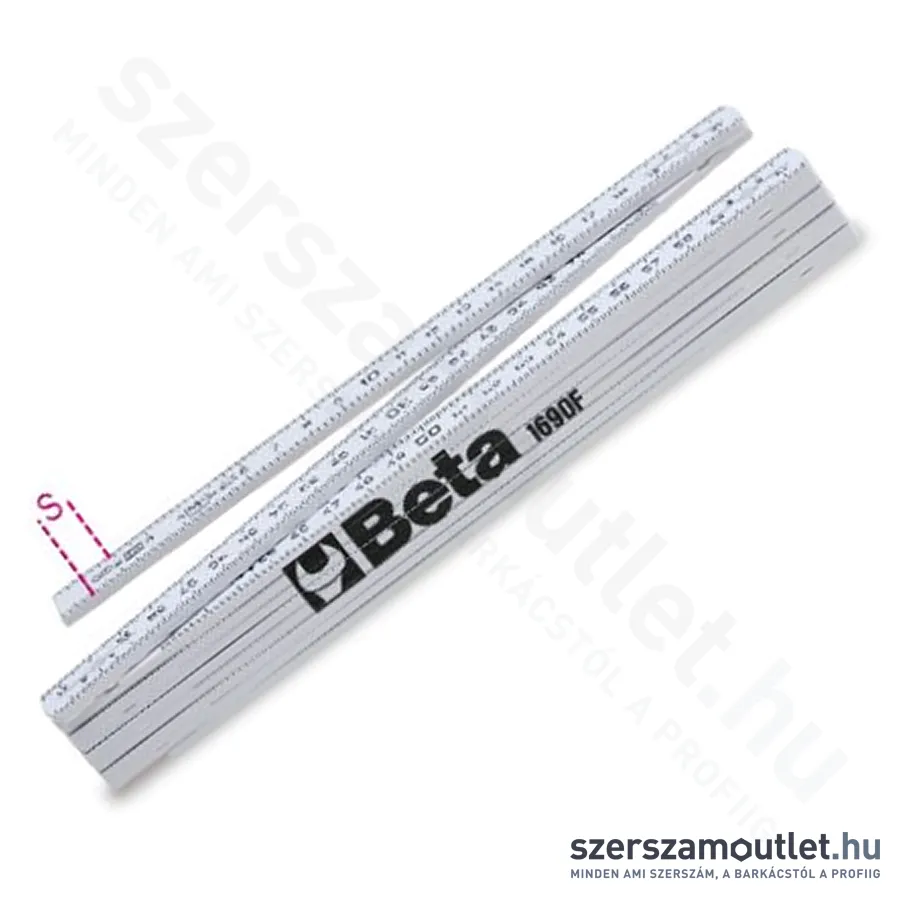 BETA 1690F/2 Üvegszálas colstok 2m, pontossági osztály: III (016900220)