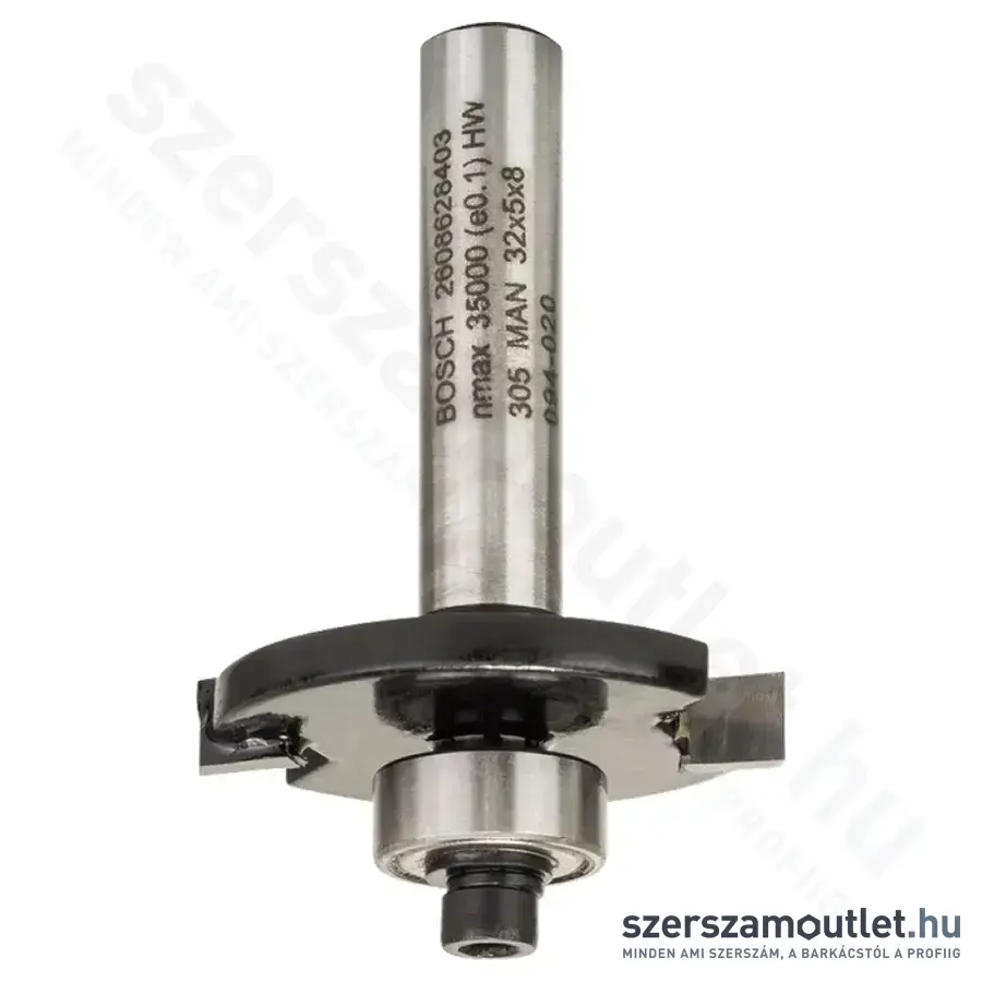 BOSCH Standard for Wood keményfém tárcsás horonymaró (2 vágóél) ø 8 mm, D 32 mm, L 5 mm, G 51