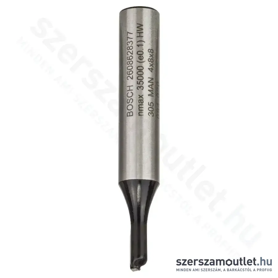 BOSCH Standard for Wood horonymaró (1 vágóél) ø 8 mm, D 4 mm, L 8 mm, G 51 mm