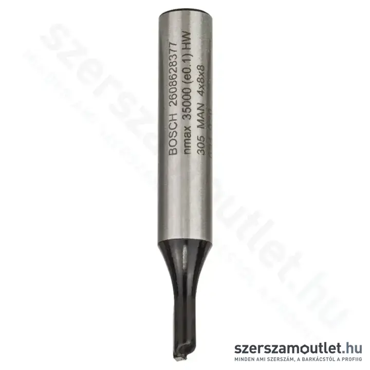BOSCH Standard for Wood horonymaró (1 vágóél) ø 8 mm, D 4 mm, L 8 mm, G 51 mm