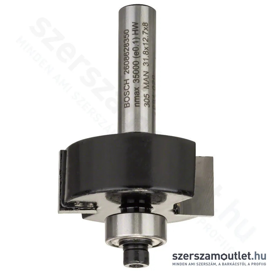BOSCH Standard for Wood élhoronymaró (2 vágóél) ø 8 mm, D 31,8 mm, B 9,5 mm, L 12,5 mm, G 54 mm
