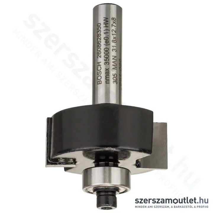 BOSCH Standard for Wood élhoronymaró (2 vágóél) ø 8 mm, D 31,8 mm, B 9,5 mm, L 12,5 mm, G 54 mm