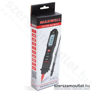 MAXWELL Digitális multiméter kijelzővel, toll kivitel (25403B)