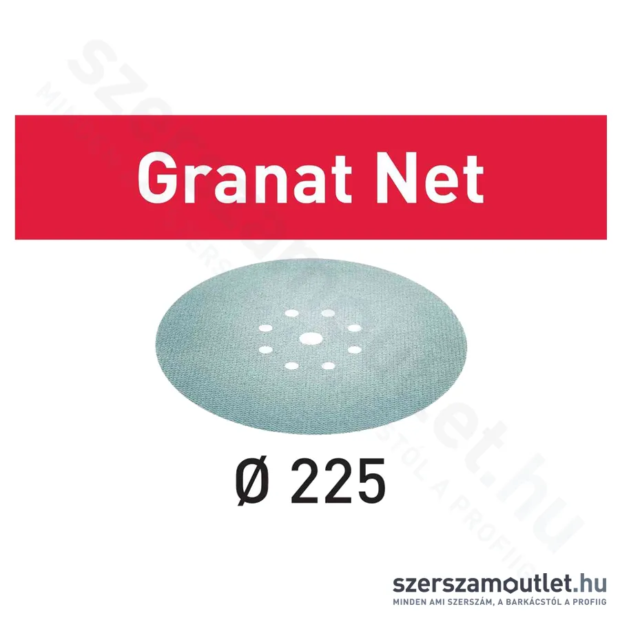 FESTOOL Csiszolóháló STF D225 P80 GR NET/25, 25db